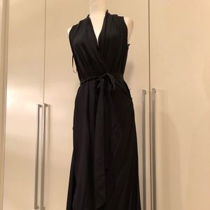 Rachel Zoe wrap silk evening gown